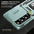 thumbnail image 7 of ELEHOLD Heavy Duty Rugged Case for Samsung Galaxy Z Fold 7 Protection with Sliding Camera Lens Cover Magnetic Metal Ring Holder Kickstand Anti-Scratch Shockproof Case for Galaxy Z Fold 7, Darkgreen, 7 of 7