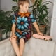 thumbnail image 4 of Balery Colorful Blooming Flowers Conjunto de Pijama Infantil de Manga Corta con Estampado – Ropa de Dormir de Algodón Suave-3X-Large, 4 of 6