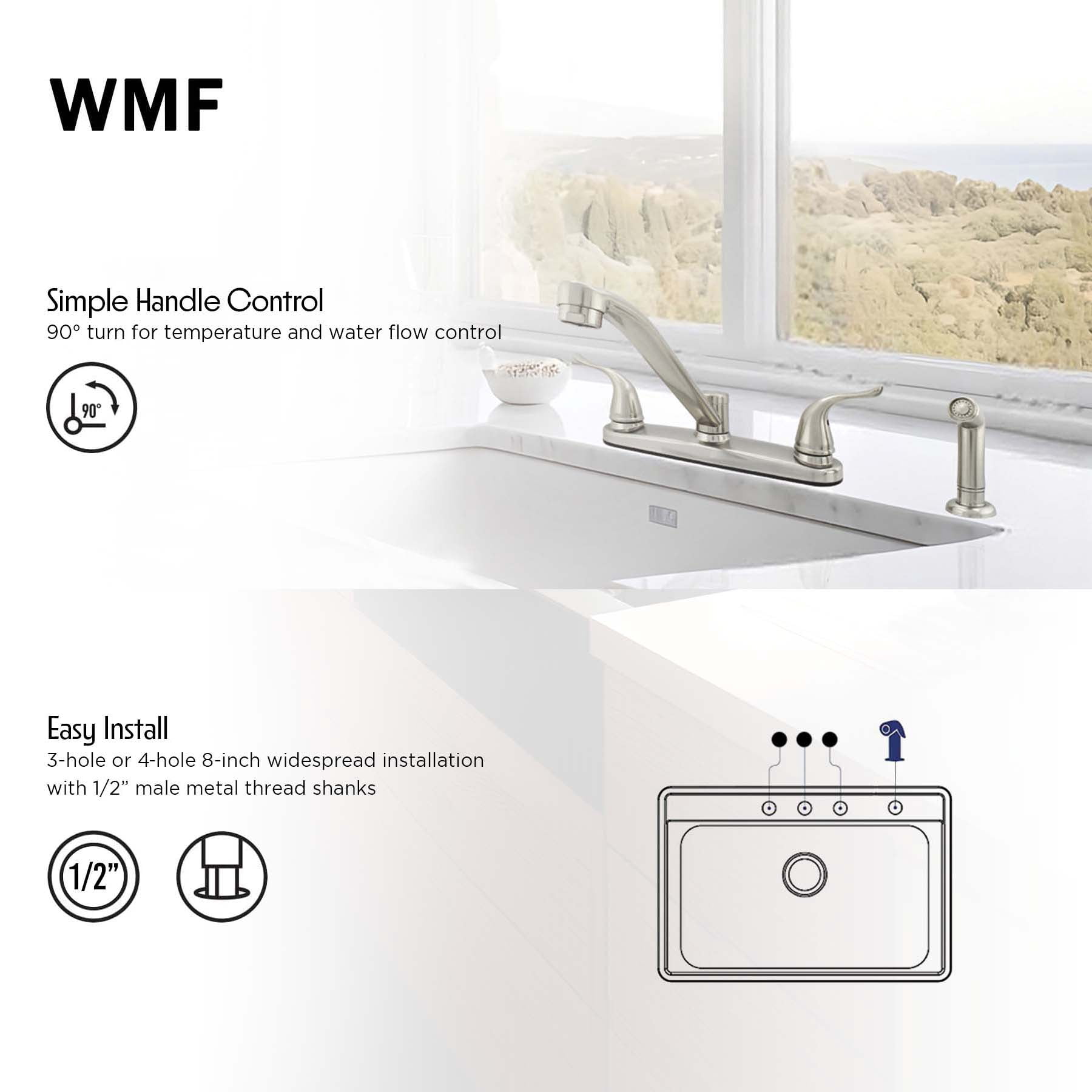 WMF Metal Silver Kitchen Faucet