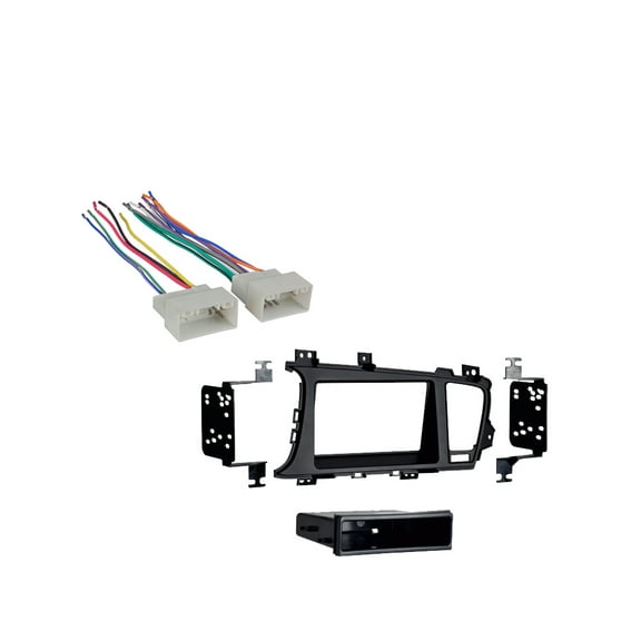 Fits Kia Optima 2011-2013 Single DIN Stereo Harness Radio Install Dash Kit
