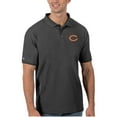 thumbnail image 2 of Men's Antigua Charcoal Chicago Bears Legacy Pique Polo, 2 of 2