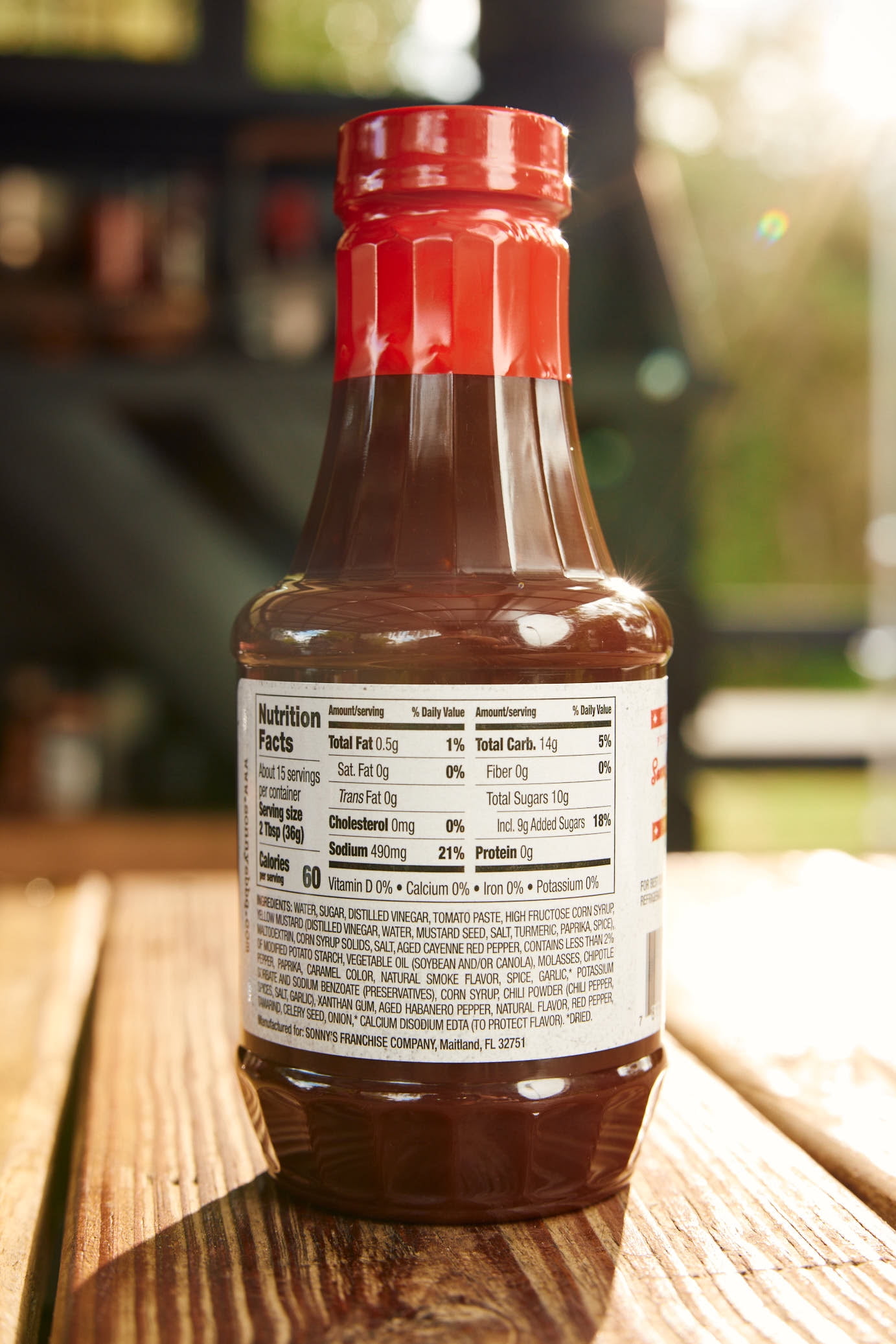 (2 pack) Sonny’s BBQ Sizzlin’ BBQ Sauce, 20 oz Bottle - Barbecue Sauce for Grilling, Dipping, and Marinades