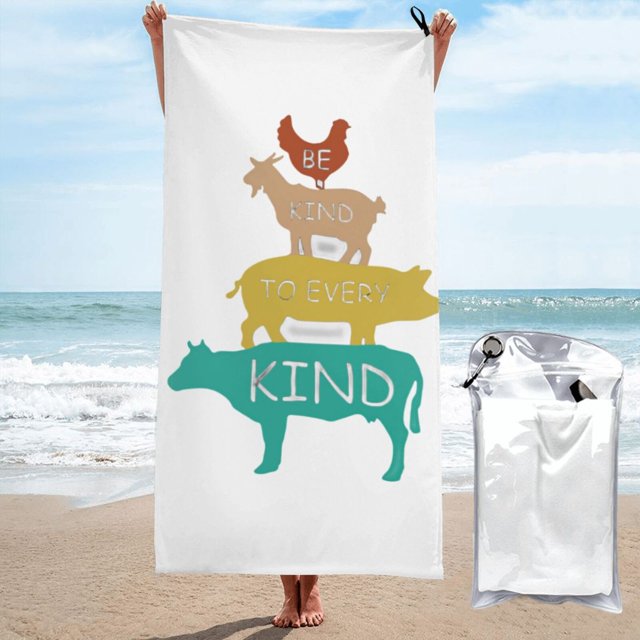Sea amable con todo tipo de personas Toalla de playa Toallas de baño de microfibra Manta de playa suave para desfiles Natación Yoga Mujeres Hombres