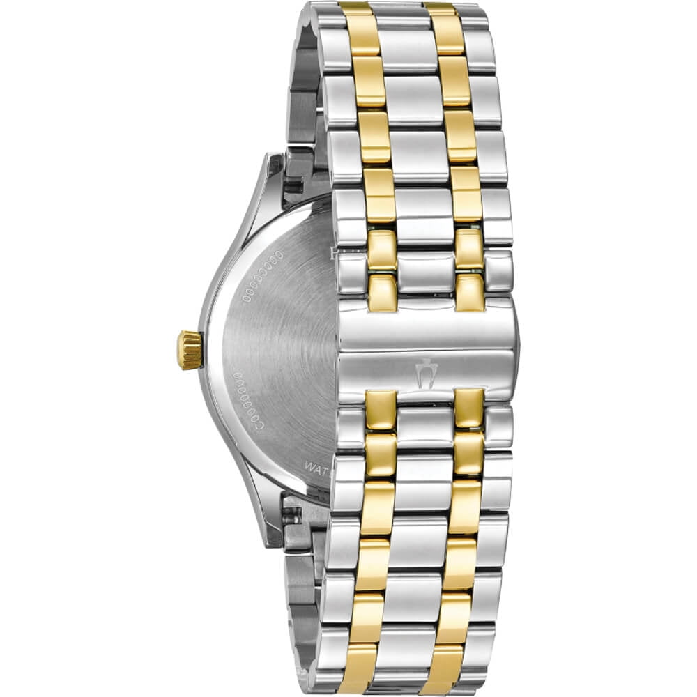 Bulova Men s Classic Two Tone Diamond Watch 98D130 Walmart