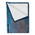 thumbnail image 2 of Fantasy Soft Flannel Fleece Throw Blanket, Old Castle on a Rocky Hill Top Mysterious Medieval Architecture, Cozy Plush for Indoor and Outdoor Use, 60" x 80", Blue Pale Orange Cream, by Ambesonne, 2 of 5