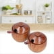 thumbnail image 5 of 2 Uds. Cuenco de Madera para Salero, Recipiente para Sal, Tarro para , Salero y Pimentero, Caja de Condimentos para Cocina, Madera Natural, Marrón Oscuro, 5 of 5