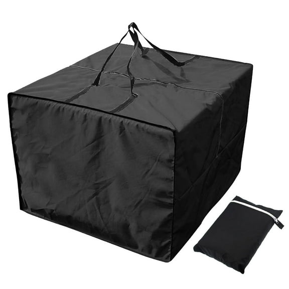 YongCo Square Cushion Storage Bag Outdoor Garden Furniture for Seat Pad Carrying for Case Water Protective with Zipper & Handle