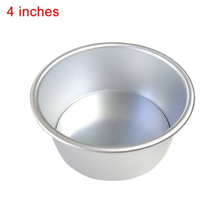 Cake Mold Aluminium Alloy Round 4 Inch DIY Cakes Pastry Mould Baking Tin Pan