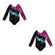 thumbnail image 1 of Sonducket Traje de ballet de leotardo de gimnasia de manga larga para niños y niñas Ropa deportiva 2piezas 6 tamaño, 1 of 1