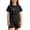 Black&&100, variant on CONROSES Toddler Girls Casual Clothes Set Letter Graphic Y2K Short Sleeve T Shirts Shorts Outfits for Kids, Sizes 4-5 Years