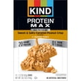 thumbnail image 6 of KIND Protein MAX Sweet & Salty Caramel Peanut Crisp Bars, 12 Count Box, 6 of 10