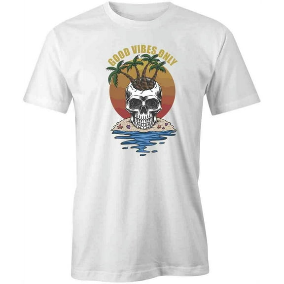 Good Vibes Only T-Shirt | Positive Vibes White Tee Gift