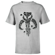 Star Wars The Mandalorian Dotted Logo - Short Sleeve T-Shirt for Kids - Customized-Athletic Heather