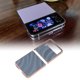 thumbnail image 5 of Folding Phone Protective Cover, High End Synthetic Leather Perfect Fit Scratch Resistant Phone Case Nano Plating Texture For Galaxy Z Flip4 ANGGREK Otros, 5 of 8