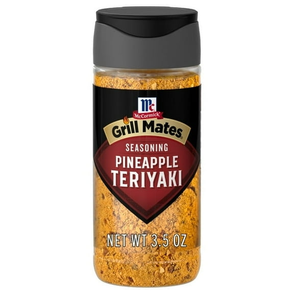 Pack of 2 McCormick GRILL MATES Pineapple Teriyaki  Seasoning, 3.5 oz Bottle