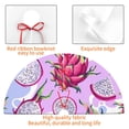 thumbnail image 3 of KLL 30" Christmas Tree Skirt Dragon Fruit Xmas Tree Skirts Mat for New Year Xmas Holiday Party Indoor Outdoor Home Decoration, 3 of 5