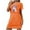 Orange, variant on Cxenplz Women's Halloween Nightgowns Short Sleeve Sleepshirts Nightshirts Cute Printed Sleep Dress Comfy Nightdress