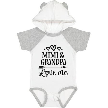

Inktastic Mimi and Grandpa Love Me Gift Baby Girl Bodysuit