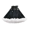 thumbnail image 2 of Falda de enagua para mujer debajo de los vestidos de tul tutú para niñas bailando vestido de fiesta de dama, 2 of 8