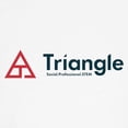 thumbnail image 3 of CafePress - Triangle Tagline Horizontal T Shirt - 100% Cotton Ringed T-Shirt, 3 of 4