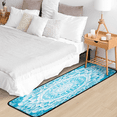 thumbnail image 5 of CURLYOOT Bohemian Runner Rug 2'x6' Washable Kitchen Runner Rug Indoor Non Slip Laundry Rugs Flower Floor Carpet for Hallway Kitchen Entryway Bedroom Living Room, 5 of 9