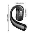 thumbnail image 7 of YZEGDCH Open Ear Earbuds Bluetooth Earbuds with Noise Cancelling 60H Playback Bluetooth 5.4 Headphones IPX7 Waterproof in-Ear Ear buds for TV Smart Phone Laptop Computer Sports (Headphone Savings), 7 of 7