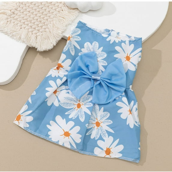 Cute Bow Puppy Dress,Dog Dresses for Small Dogs,Cat Dresses for Cats Only,Pet Clothes Shirts Apparel