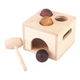 thumbnail image 4 of Juguetes de pelota para golpear, juguetes Montessori para pequeños, juego para , juguete para regalo de desarrollo para y niñas de 3 CUTICAT Golpeando la bola, 4 of 8