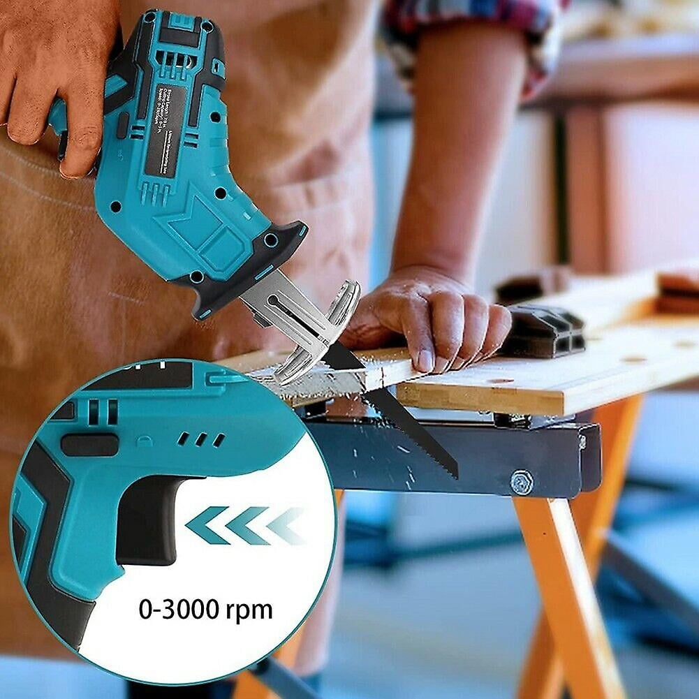 21v Rechargeable Lithium Electric Reciprocating Saw Large Capacity Household Handheld Electric Hand Saw Multifunctional Handheld Electric Saw Blue Walmart