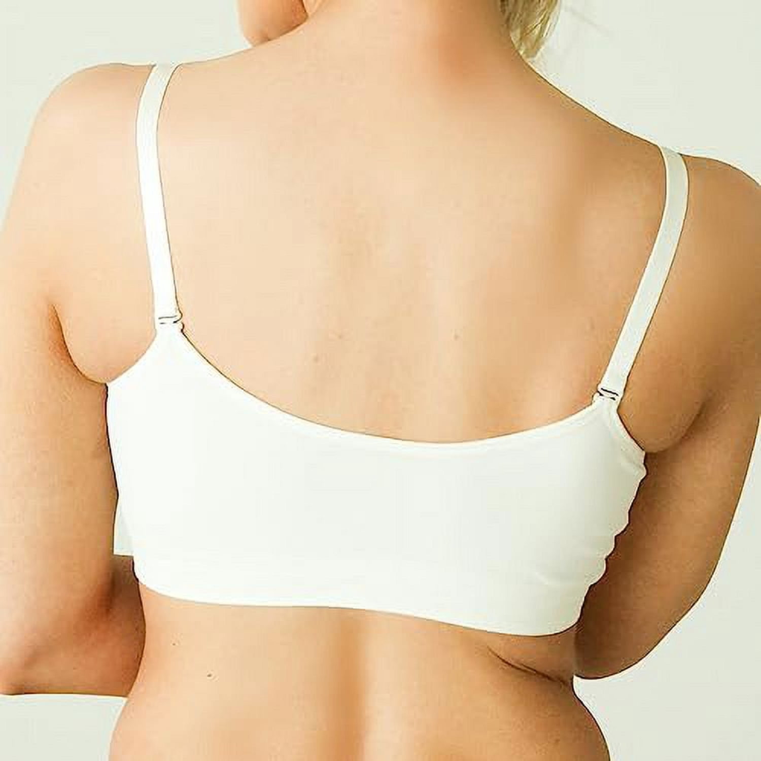 JOY BRA Scoopneck Full Coverage Push Up Sports Bra for Women 28A to 36DD Wear Everyday Bra (Ivory)