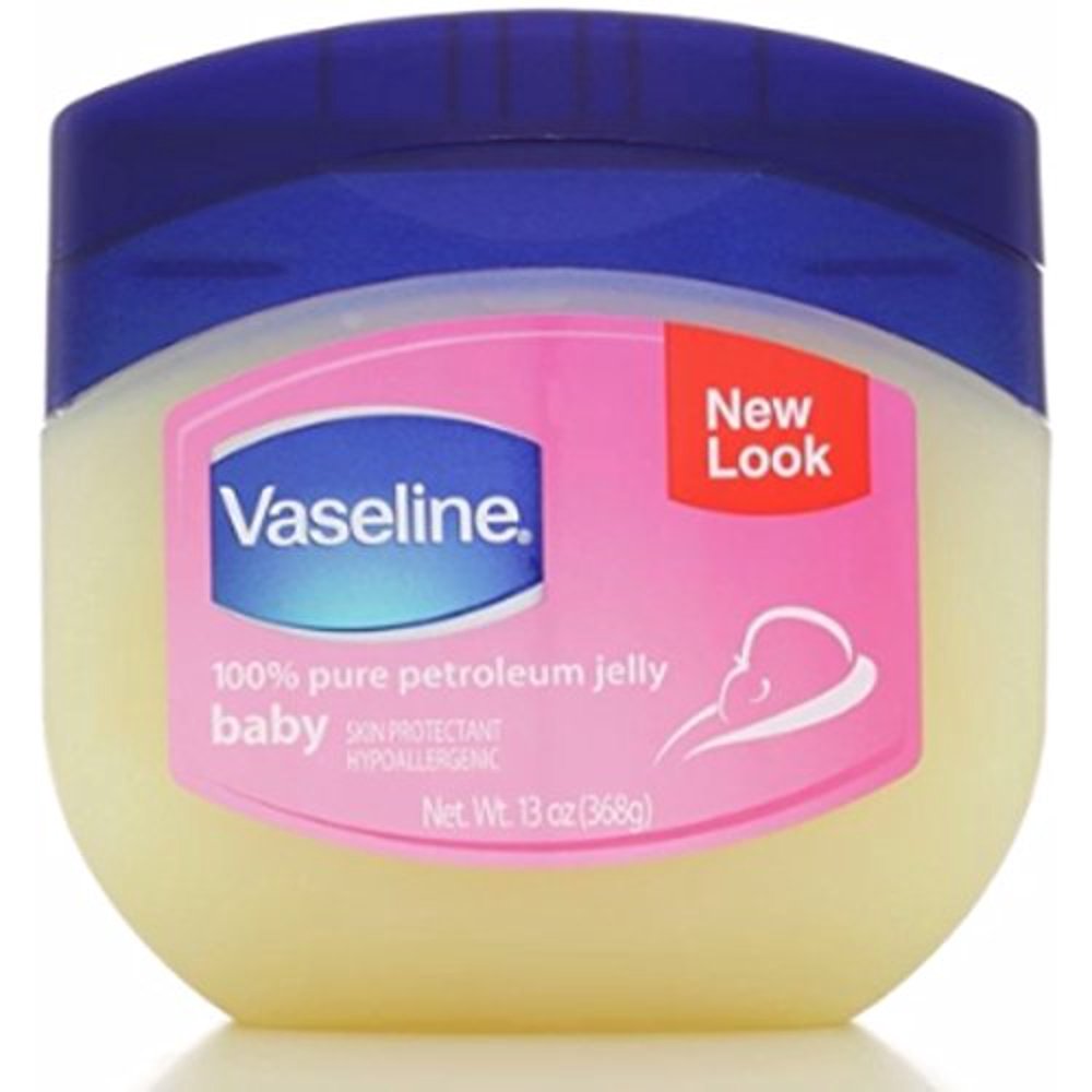 5 Pack Vaseline 100 Pure Petroleum Jelly, Baby 13 oz Each