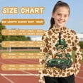 thumbnail image 6 of Psesaysky Girls St. Patrick Giraffe Print Sweatshirts Kids Casual Long Sleeve Trendy Tops Fall Comfy Lightweight Quarter Zip Pullovers Athletic Thermal Coat 8-9 Years, 6 of 6