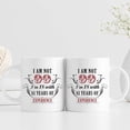 thumbnail image 3 of 99th Birthday Gifts for Women Men - I''m Not 99 I''m 18 with 81 Years of Experience Mug - 99 Year Old Present Ideas for Mom, Dad, Wife, Sisters, Grandma, Grandpa, Friends, Coworkers - 11 oz Coffee Mug, 3 of 6