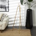 thumbnail image 3 of DecMode 18" x 52" Gold Metal Tall Adjustable Floor 3 Tier Easel with Circular Ring Top, 1-Piece, 3 of 9