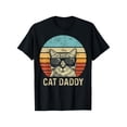thumbnail image 1 of Cat Daddy Retro Cat Sunglasses Cool Cat Dad Gift Fathers T-Shirt, 1 of 6