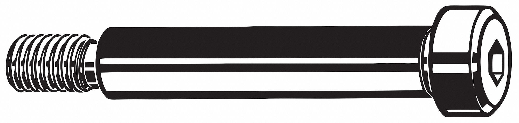 Pack of 5 Shoulder Screw 1/4-20 x 5/16 In Hex U51044.031.0031 PK5 Pack of 5 Shoulder Screw 1/4-20 x 5/16 In Hex U51044.031.0031 PK5
