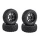 thumbnail image 5 of Juego de 4 neumáticos para coche RC, accesorios de goma, banda de rodadura todoterreno, esponja resistente al desgaste. ruedas multirradio, 5 of 8