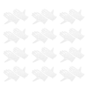 Gants de coton,12 Paires Gants de sécurité en coton blanc Gloves de travail Performance éprouvée