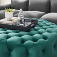 thumbnail image 3 of Modway Amour Tufted Button Large Round Performance Velvet Ottoman, 3 of 6