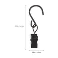 thumbnail image 2 of CIMAXIC 50 Pcs Pinces pour Crochets de Rideaux Pince Suspendue pour Rideaux Fixateurs de Rideaux Pinces à Rideaux,2.36"X0.79"X0.39 Pouces, 2 of 4