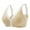 Yellow, variant on Azrian Womens Plus Size Bras,Women Fashion Front Zipper Ringless Underwear Plus Size Together Everyday Bras