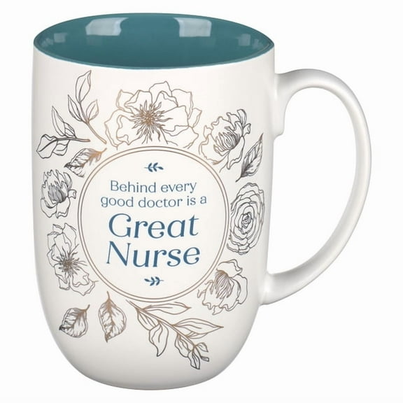 Mug Teal Great Nurse Phil, 4:13, (Hardcover)