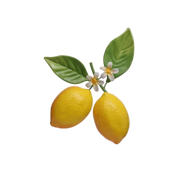 10.5" Metal Lemon Wall Decor by Ashland  - Spring Home Decor