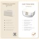thumbnail image 4 of RKSTN tissue box Wall Mounted Tissue, No Drilling Or Screws Required For Installation, Suitable For Kitchen Bathroom Bedroom, 4 of 8