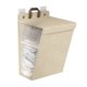 thumbnail image 1 of Wall Hanging Laundry Basket Collapsible Dirty Clothes Basket Space Saving Foldable Laundry Basket for Shoes Socks Towels Beige L Size, 1 of 5