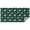 Green Sun Moon, variant on Black White Skull Pattern Rectangle Tablecloth 60"x84",Waterproof Polyester Rectangle Table Cloth, Wipeable Spillproof Polyester Tablecloth for Dining, Camping, Indoor and Outdoor