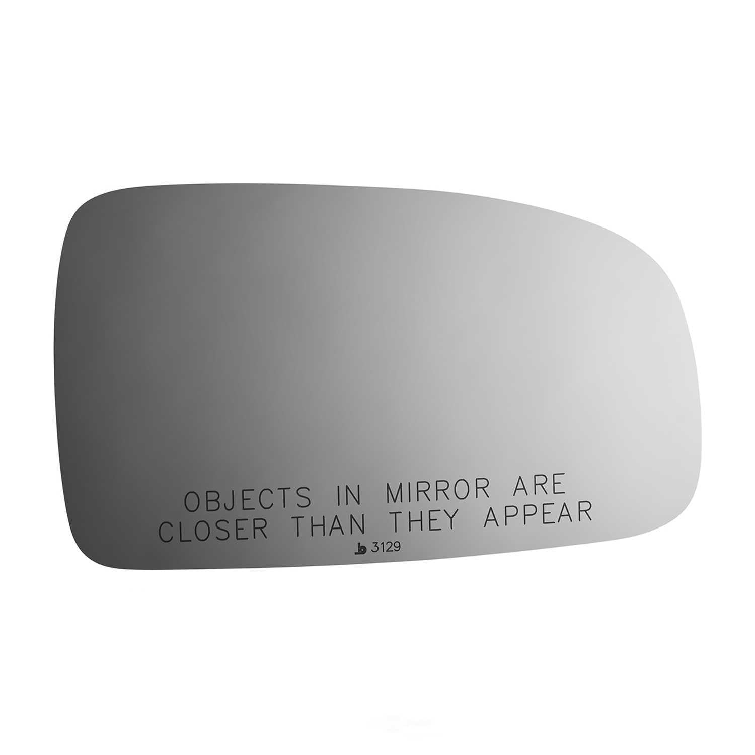 Burco Side View Mirror Replacement Glass - Clear Glass - 3129