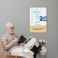 thumbnail image 4 of Audio-Visual Direct Wall Mounted Weekly Planner Glass & Wood Dry-Erase Board, 4 of 9