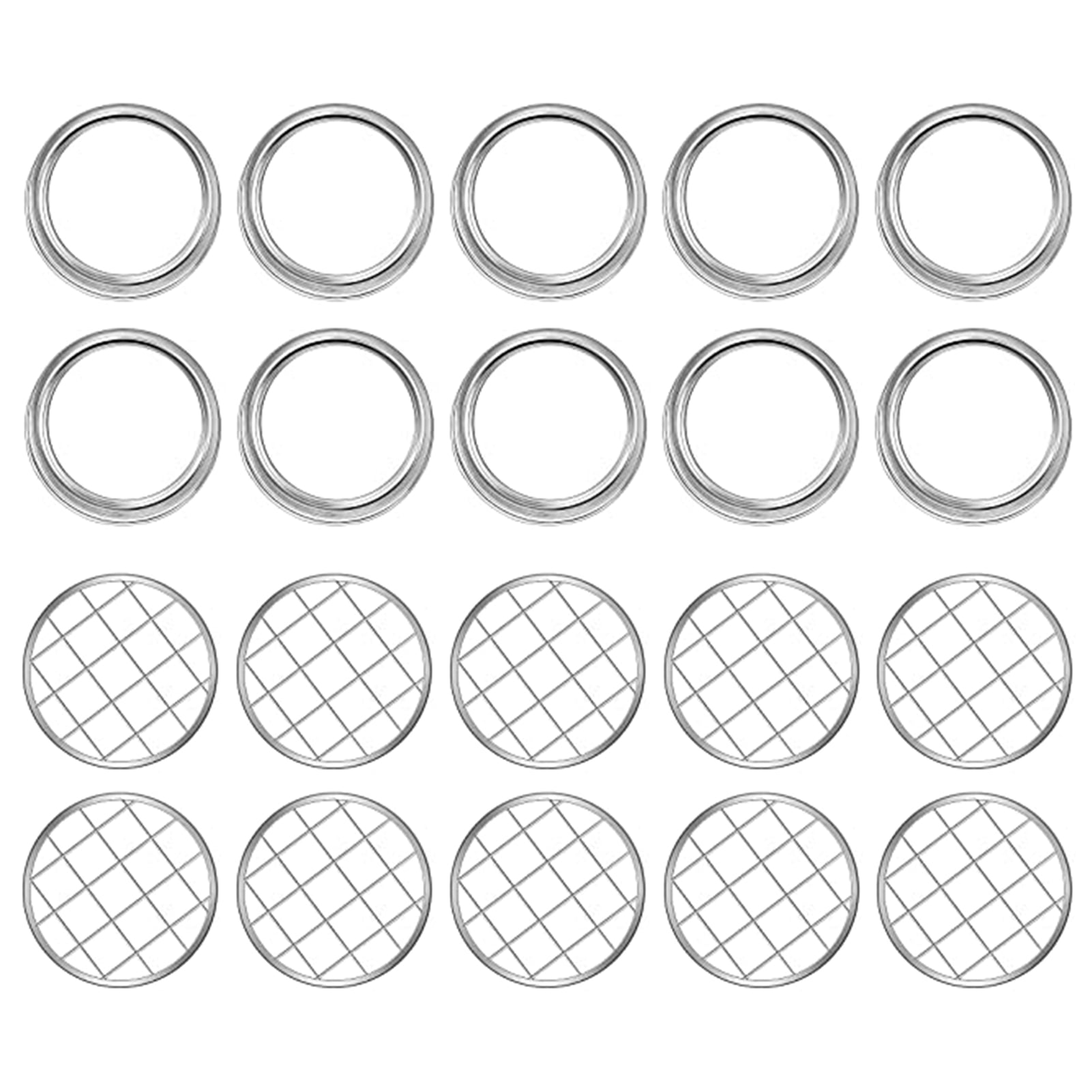 Visland Flower Jar Lid High Durability Rustproof Metal Floral Insert