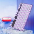 thumbnail image 2 of Transparent Wireless Keyboard Bluetooth Mute Lightweight Portable Compatible for Ipad Notebook Tablet Light Blue, 2 of 5